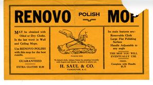 Renovo Polish Mop brochure: [19--]