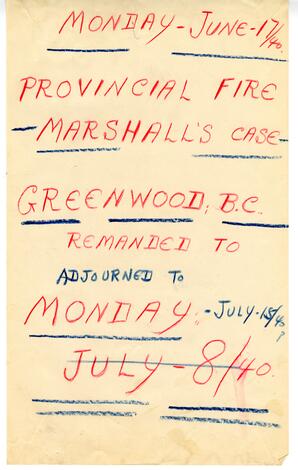 Schedule note: 15-Jul-40