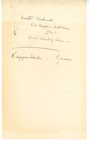 Investigation note by Vance: [19--]