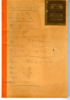 Certificate of City Analyst: [19--]