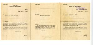 Bank of Montreal Safety Deposit Box rental notice: 28-Dec-48