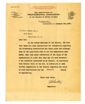Letter to Vance from E.A. Wheatley: 06-Jan-22