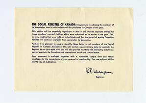 Vance filing - Social Register of Canada