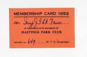 Canadian Institute of Mining and Metallurgy membership card: 01-Jan-26