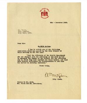 Letter to Vance, from W.M. McQueen: 04-Dec-23