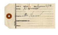 [Tag]; 2 Certificate and Exhibits Returned, Health Department