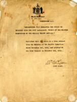 Notice from City Clerk to City Laboratory