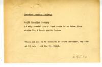 Correspondence and Certificate of City Analyst for Royal Party, no. 6142
