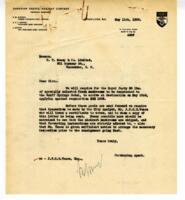 Correspondence and Certificate of City Analyst for Royal Party, no. 6120