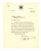 Letter to Vance from Gordon Sloan, Attorney-General, Victoria, BC