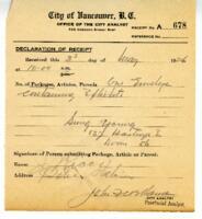 Certificate of City Analyst