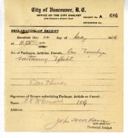 Certificate of City Analyst