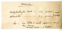 Formula notes