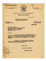 Letters (copies) to Vance from H.L Taylor and S.V.T. Jeffery Canadian Pacific Railway Company