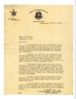 Letter to Vance, from Thos. Heatley, Chief Constable; Letter to John Cameron Esq., Chief Constable, from Thos. Heatley; Letter to Thomas Heatley, from John Cermon Esq., Chief Constable