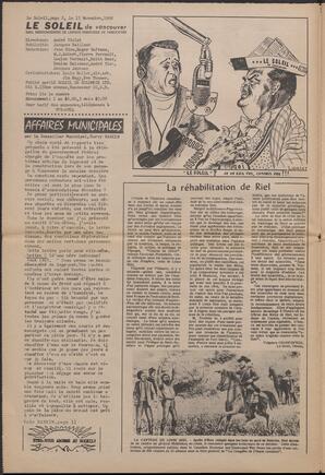 Le Soleil de Vancouver, November 15, 1969, page 2