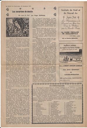 Le Soleil de Vancouver, December 19, 1969, page 8