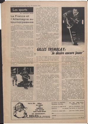 Le Soleil de Vancouver, December 19, 1969, page 16