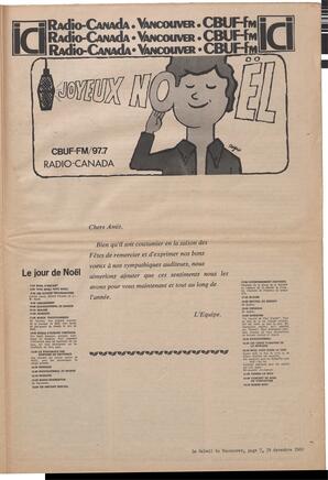 Le Soleil de Vancouver, December 19, 1969, page 11