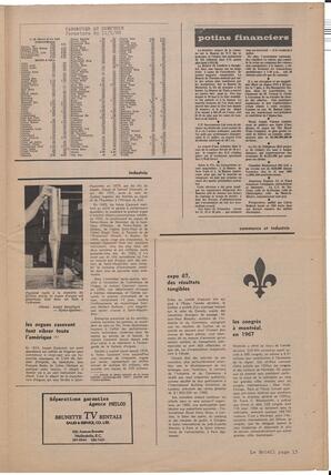 Le Soleil de Vancouver, June 14, 1968, page 13