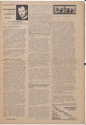 Le Soleil de Vancouver, June 14, 1968, page 3