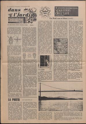 Le Soleil de Vancouver, December 21, 1973, page 12