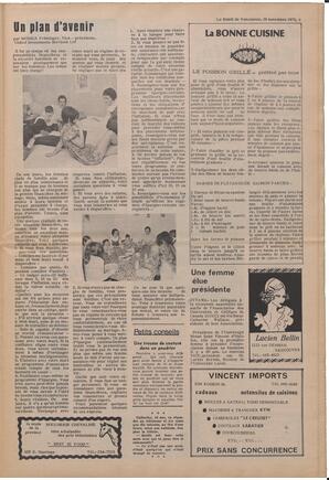 Le Soleil de Vancouver, November 16, 1973, page 9