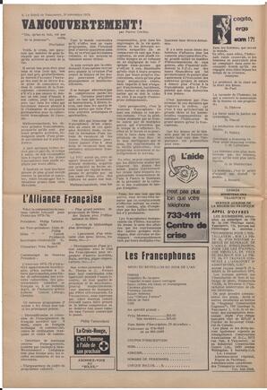 Le Soleil de Vancouver, November 16, 1973, page 4