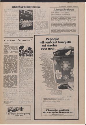 Le Soleil de Vancouver, June 22, 1973, page 13