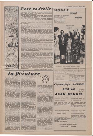 Le Soleil de Vancouver, May 8, 1973, page 11