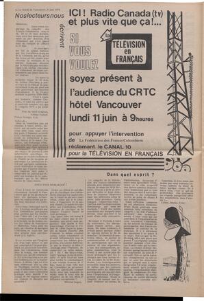 Le Soleil de Vancouver, May 8, 1973, page 4