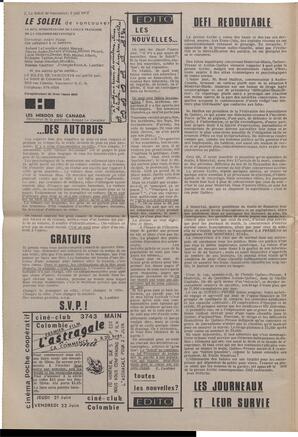 Le Soleil de Vancouver, May 8, 1973, page 2