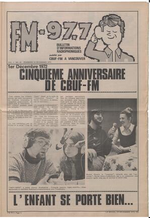 Le Soleil de Vancouver, December 15, 1972, page 6