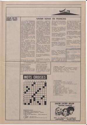 Le Soleil de Vancouver, December 8, 1972, page 13