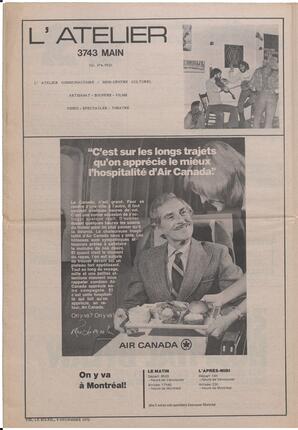 Le Soleil de Vancouver, December 8, 1972, page 8