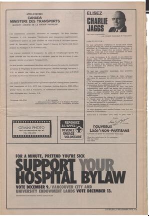 Le Soleil de Vancouver, December 8, 1972, page 7