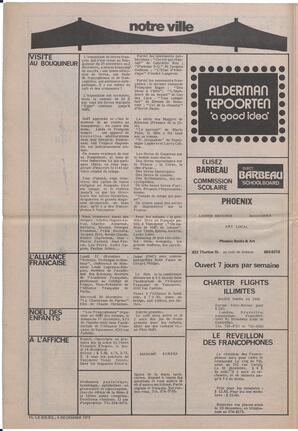Le Soleil de Vancouver, December 8, 1972, page 6