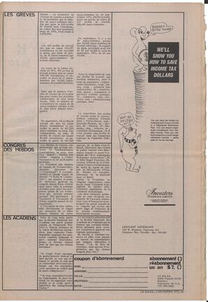 Le Soleil de Vancouver, December 8, 1972, page 3