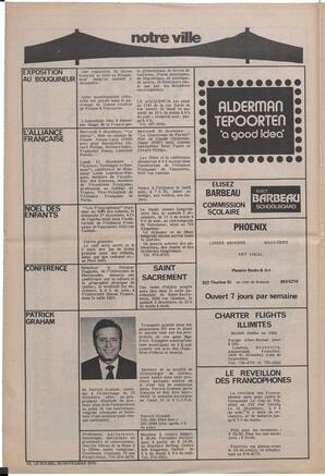 Le Soleil de Vancouver, November 24, 1972, page 6
