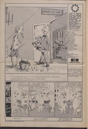 Le Soleil de Vancouver, November 24, 1972, page 2
