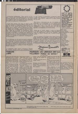 Le Soleil de Vancouver, November 10, 1972, page 2