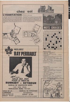 Le Soleil de Vancouver, October 27, 1972, page 5