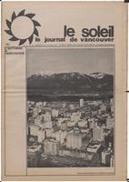 Le Soleil de Vancouver, October 20, 1972