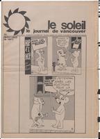 Le Soleil de Vancouver, October 13, 1972