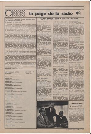 Le Soleil de Vancouver, October 13, 1972, page 11