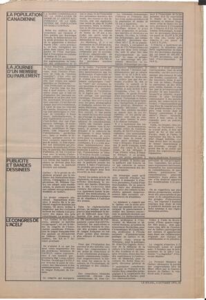 Le Soleil de Vancouver, October 6, 1972, page 3