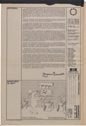 Le Soleil de Vancouver, October 6, 1972, page 2
