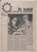 Le Soleil de Vancouver, September 29, 1972