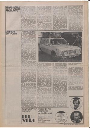 Le Soleil de Vancouver, September 29, 1972, page 7