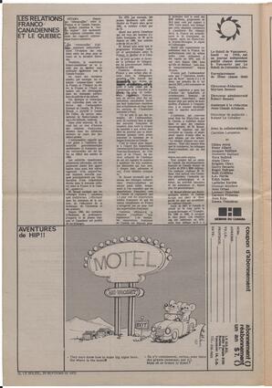 Le Soleil de Vancouver, September 29, 1972, page 2